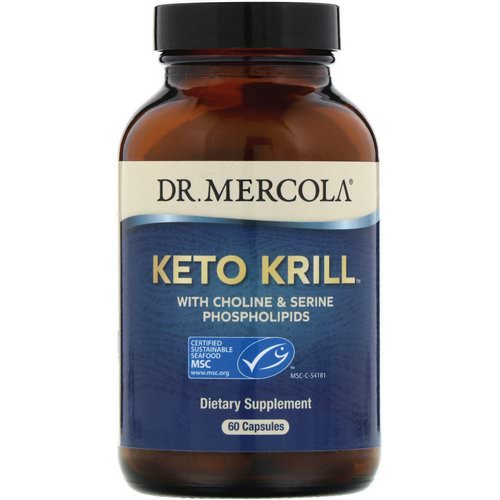 Dr. Mercola, Keto Krill with Choline & Serine Phospholipids, 60 Capsules Review
