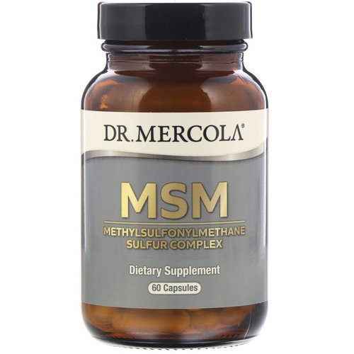 Dr. Mercola, MSM, Methylsulfonylmethane Sulfur Complex, 60 Capsules Review