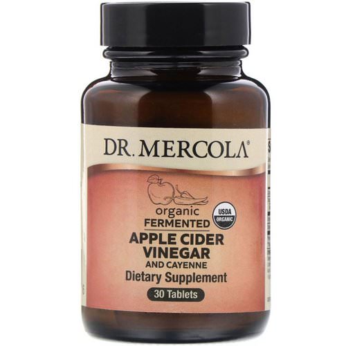 Dr. Mercola, Organic Fermented Apple Cider Vinegar and Cayenne, 30 Tablets Review