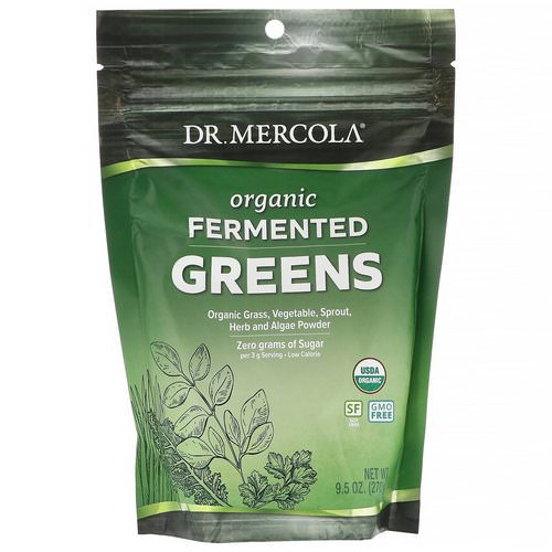 Dr. Mercola, Organic Fermented Greens, 9.5 oz (270 g) Review