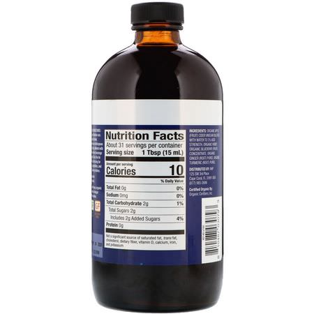 蘋果醋, 重量: Dr. Mercola, Organic Keto Cider, Blueberry, 16 oz (473 ml)