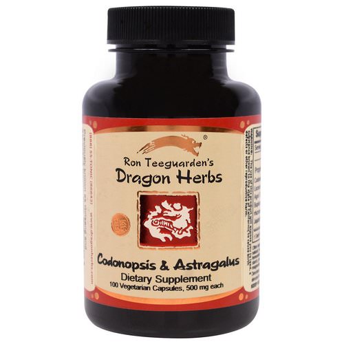 Dragon Herbs, Codonopsis & Astragalus, 500 mg, 100 Veggie Caps Review