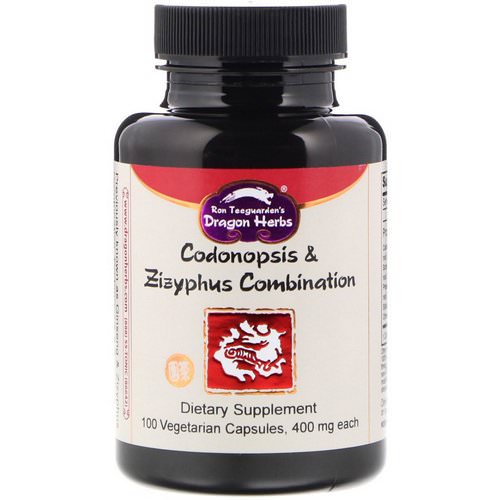Dragon Herbs, Codonopsis & Zizyphus Combination, 400 mg, 100 Veggie Caps Review