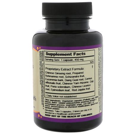 草藥, 順勢療法: Dragon Herbs, Endocrine Health, 450 mg, 100 Vegetarian Capsules