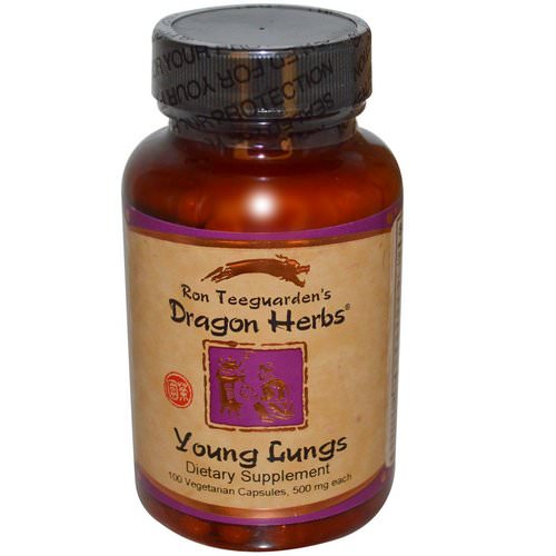 Dragon Herbs, Young Lungs, 500 mg, 100 Veggie Caps Review