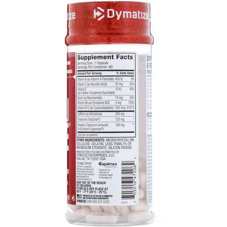 脂肪燃燒器, 體重: Dymatize Nutrition, Ampli-Fire, 60 Capsules