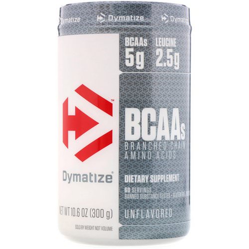 Dymatize Nutrition, BCAAs, Branched Chain Amino Acids, Unflavored, 10.6 oz (300 g) Review