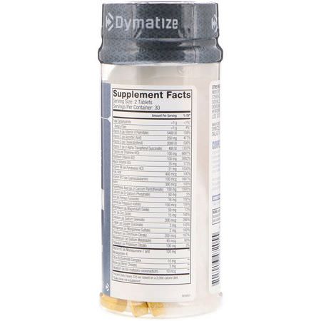 運動營養: Dymatize Nutrition, Complete Multi-Vitamin, 60 Tablets