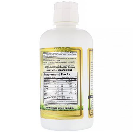 Acai, 超級食品: Dynamic Health Laboratories, Certified Organic Acai Gold, 100% Juice, 32 fl oz (946 ml)