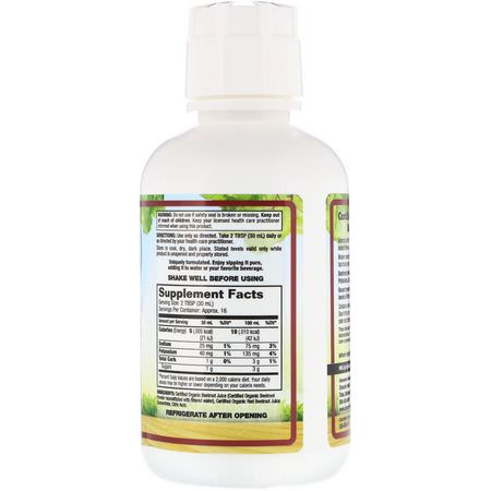 甜菜, 超級食物: Dynamic Health Laboratories, Certified Organic Beetroot, 16 fl oz (473 ml)