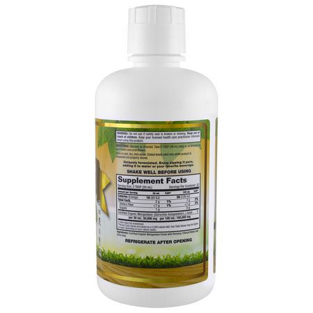 山竹, 超級食品: Dynamic Health Laboratories, Certified Organic Mangosteen Gold, 100% Juice, 32 fl oz (946 ml)