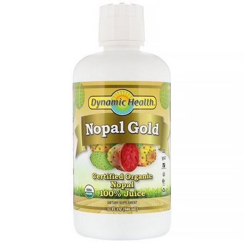 Dynamic Health Laboratories, Certified Organic Nopal Gold, 100% Juice, 32 fl oz (946 ml) Review