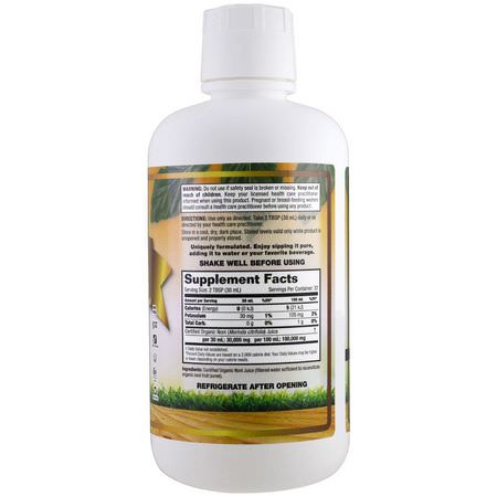 Noni, 順勢療法: Dynamic Health Laboratories, Organic Certified Noni, 100% Juice, 32 fl oz (946 ml)