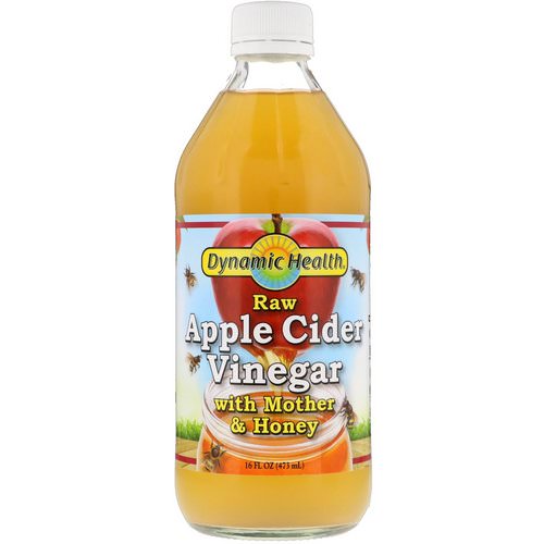 Dynamic Health Laboratories, Raw Apple Cider Vinegar with Mother & Honey, 16 fl oz (473 ml) Review