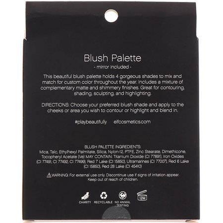 E.L.F Blush Makeup Palettes - 彩妝盤, 腮紅, 臉頰, 化妝