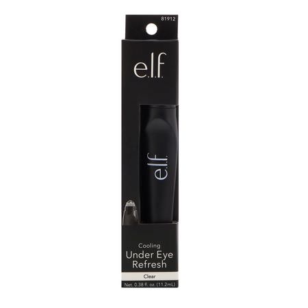 血清, 治療: E.L.F, Cooling Under Eye Refresh, Clear, 0.38 fl oz (11.2 ml)