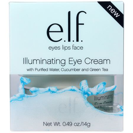 眼霜: E.L.F, Illuminating Eye Cream, 0.49 oz (14 g)
