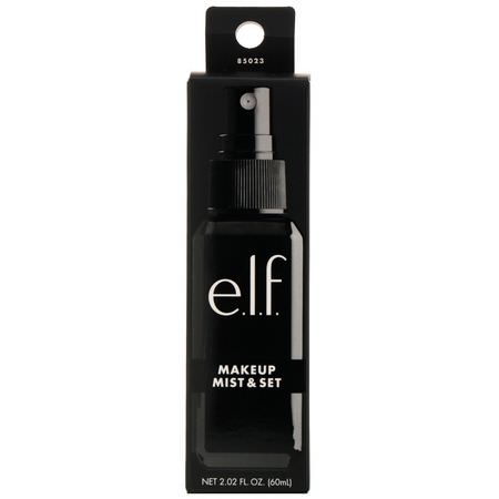 美容, 化妝刷: E.L.F, Makeup Mist & Set, Clear, 2.02 fl oz (60 ml)