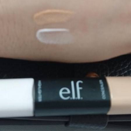 E.L.F, Under Eye Concealer & Highlighter, Glow/Light, 0.17 oz (5 g)/0.17 oz (5 g)