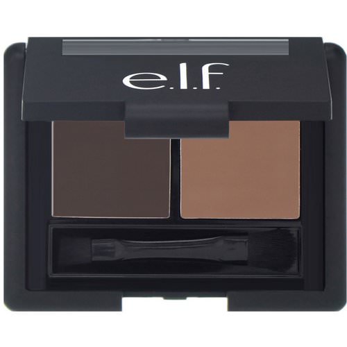 E.L.F, Eyebrow Kit, Gel & Powder, Dark, Gel 0.05 oz (1.4 g) Powder 0.08 oz (2.3 g) Review