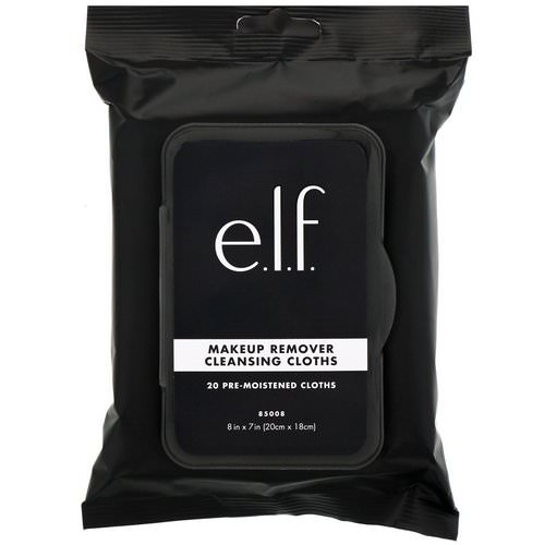 E.L.F, Makeup Remover Cleansing Cloths, 20 Pre-Moistened Cloths Review