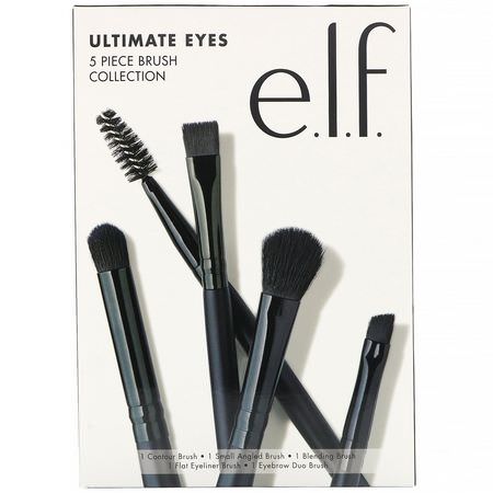 美容化妝刷: E.L.F, Ultimate Eyes Kit, 5 Piece Brush Collection