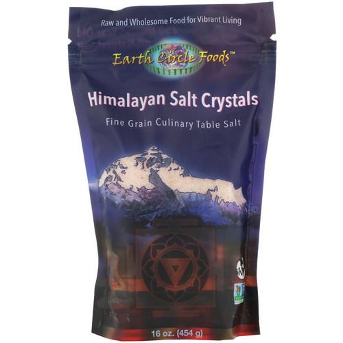 Earth Circle Organics, Himalayan Salt Crystals, Fine Grain, 16 oz (454 g) Review