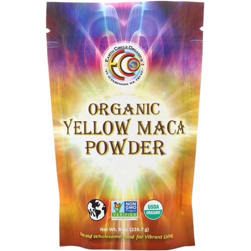 Earth Circle Organics, Organic Yellow Maca Powder, 8 oz (226.7 g) Review