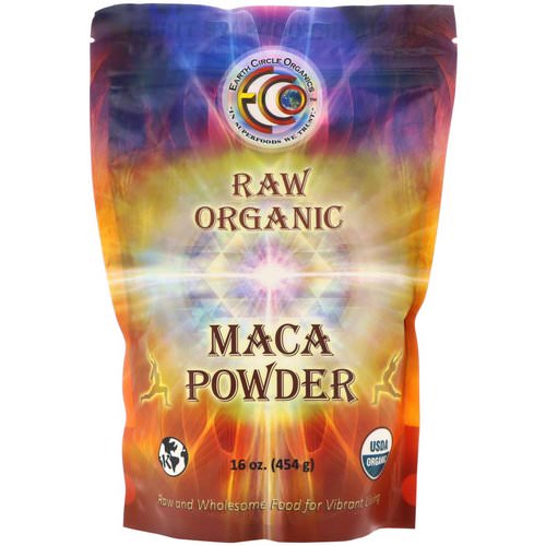 Earth Circle Organics, Raw Organic Maca Powder, 16 oz (454 g) Review