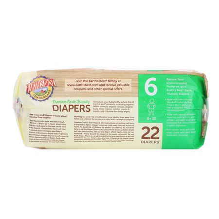 Earth's Best Disposable Diapers - 一次性尿布, 尿布, 兒童