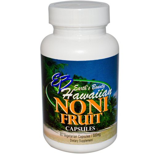 Earth's Bounty, Noni Fruit, Hawaiian, 500 mg, 60 Veggie Caps Review