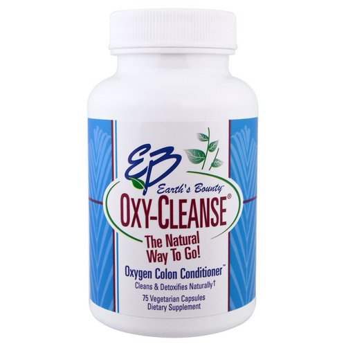 Earth's Bounty, Oxy-Cleanse, Oxygen Colon Conditioner, 75 Vegetarian Capsules Review