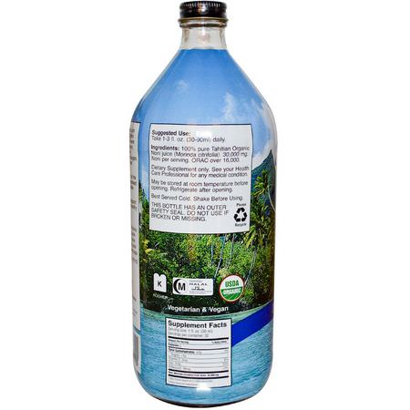 Noni, 順勢療法: Earth's Bounty, Tahitian Organic Noni Juice, 32 fl oz (946 ml)