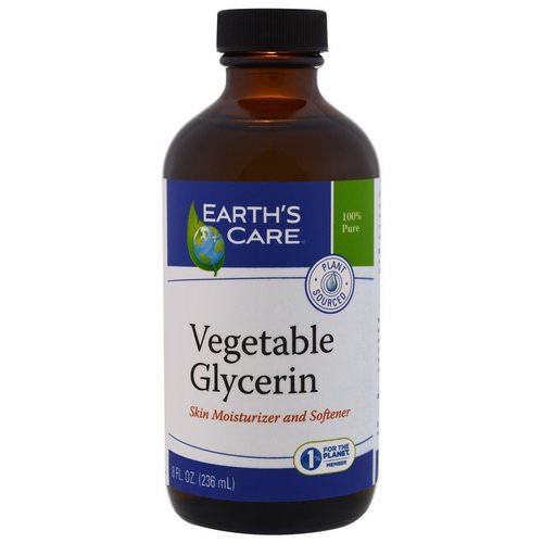 Earth's Care, Vegetable Glycerin, 8 fl oz (236 ml) Review