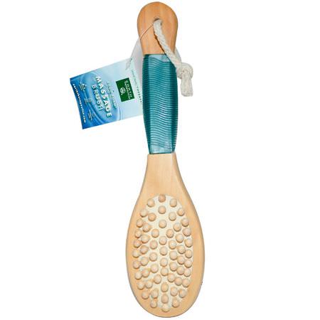 洗澡, 淋浴: Earth Therapeutics, Ergo-Form, Massage Brush, 1 Brush