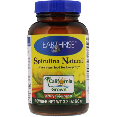 Earthrise, Spirulina Natural Powder, 3.2 oz (90 g) Review
