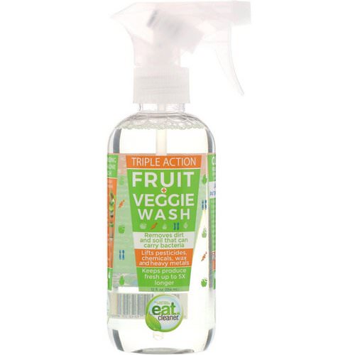 Eat Cleaner, Triple Action Fruit and Veggie Wash, 12 fl oz (354 ml) Review