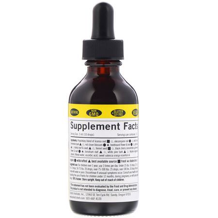 感冒, 補品: Eclectic Institute, Kids Herbs, Herbal Cough Elixir, Black Cherry Flavored, 2 fl oz (60 ml)