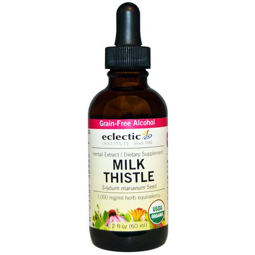 Eclectic Institute, Organic Milk Thistle, 2 fl oz (60 ml) Review
