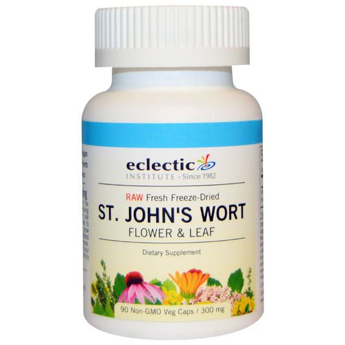 Eclectic Institute, St. John's Wort, 300 mg, 90 Non-GMO Veggie Caps Review
