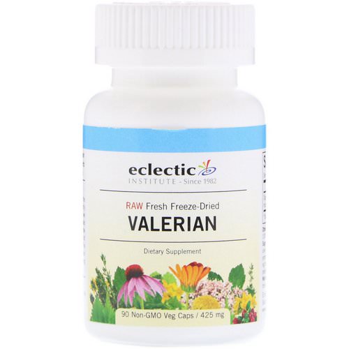 Eclectic Institute, Valerian, 425 mg, 90 Veg Caps Review