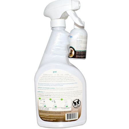 除臭劑, 寵物污漬: EcoDiscoveries, Pet Deodorizer & Stain Remover, 2 fl oz ( 60 ml) Concentrate w/ 1 Spray Bottle