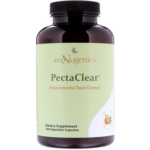 Econugenics, PectaClear, Environmental Toxin Cleanse, 180 Vegetable Capsules Review