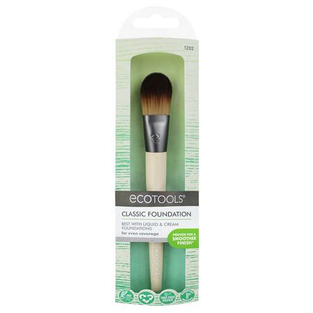 美容化妝刷: EcoTools, Classic Foundation Brush, 1 Brush