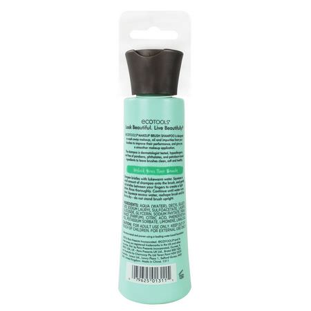 美容, 化妝刷: EcoTools, Makeup Brush Shampoo, 6 fl oz (177 ml)