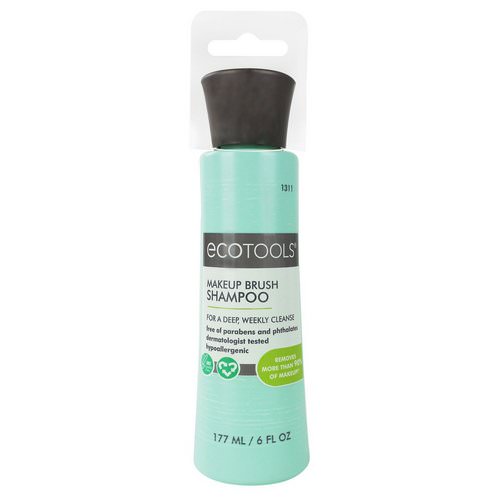 EcoTools, Makeup Brush Shampoo, 6 fl oz (177 ml) Review