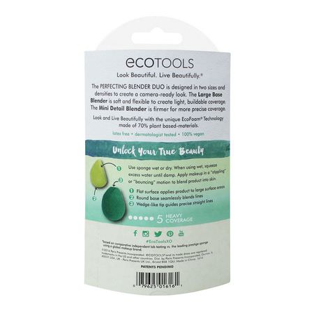 EcoTools Makeup Sponges - 化妝海綿, 化妝刷, 美容