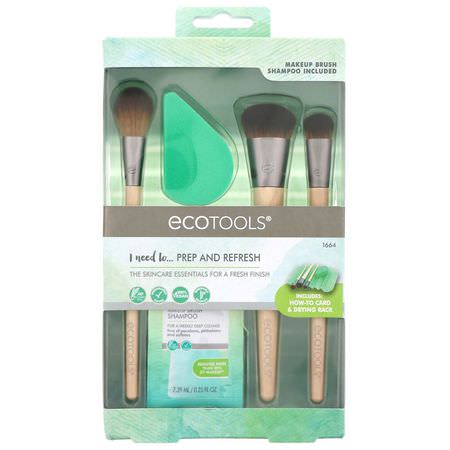 EcoTools Makeup Brushes Makeup Sponges - 化妝海綿, 化妝刷, 美容