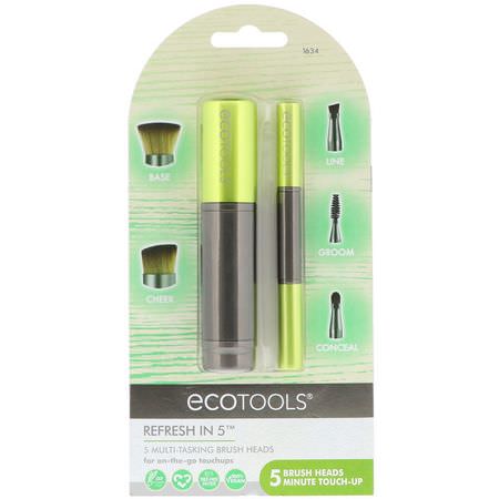 美容化妝刷: EcoTools, Refresh In 5, 5 Multi-Tasking Brush Heads