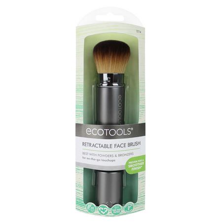 美容化妝刷: EcoTools, Retractable Face Brush, 1 Brush